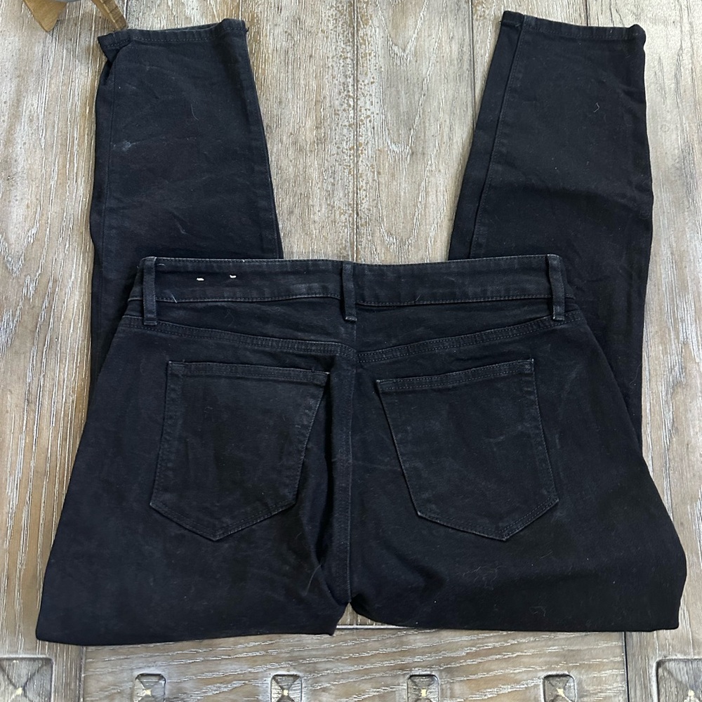 LOFT Women's High Rise Black Jeans - Picture 7 of 10